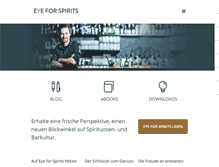 Tablet Screenshot of eyeforspirits.com